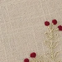 Berry Vine Stitched Pillow