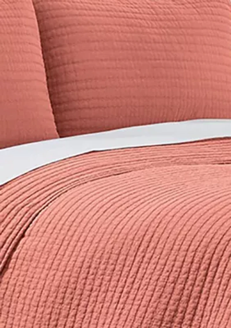 3-Piece Stonewash Quilt Set