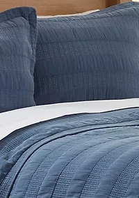 3-Piece Embroidered Quilt Set