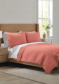 3-Piece Stonewash Quilt Set