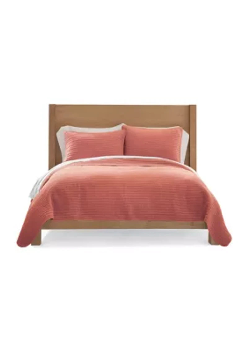 3-Piece Stonewash Quilt Set