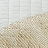 Neutral Stripe 3-Piece Quilt Set