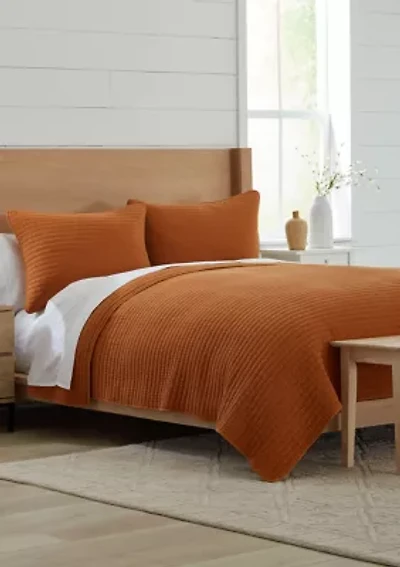 3-Piece Stonewash Quilt Set