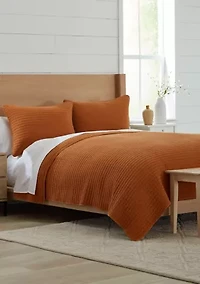 3-Piece Stonewash Quilt Set