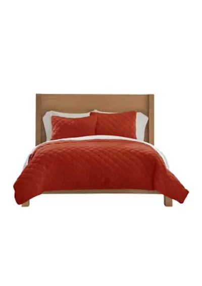 Diamond Stitch Quilt Set