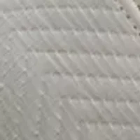 Mix Media White Quilt Set