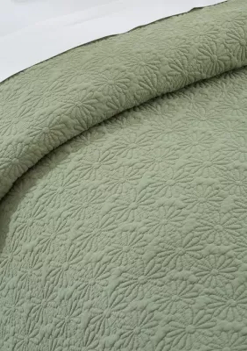 Floral Stitch Quilt Set