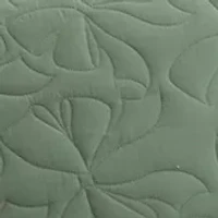 Evergreen Bow Stitched Quilt Set