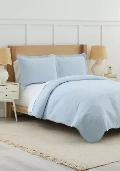 Scallop Tie Quilt Set