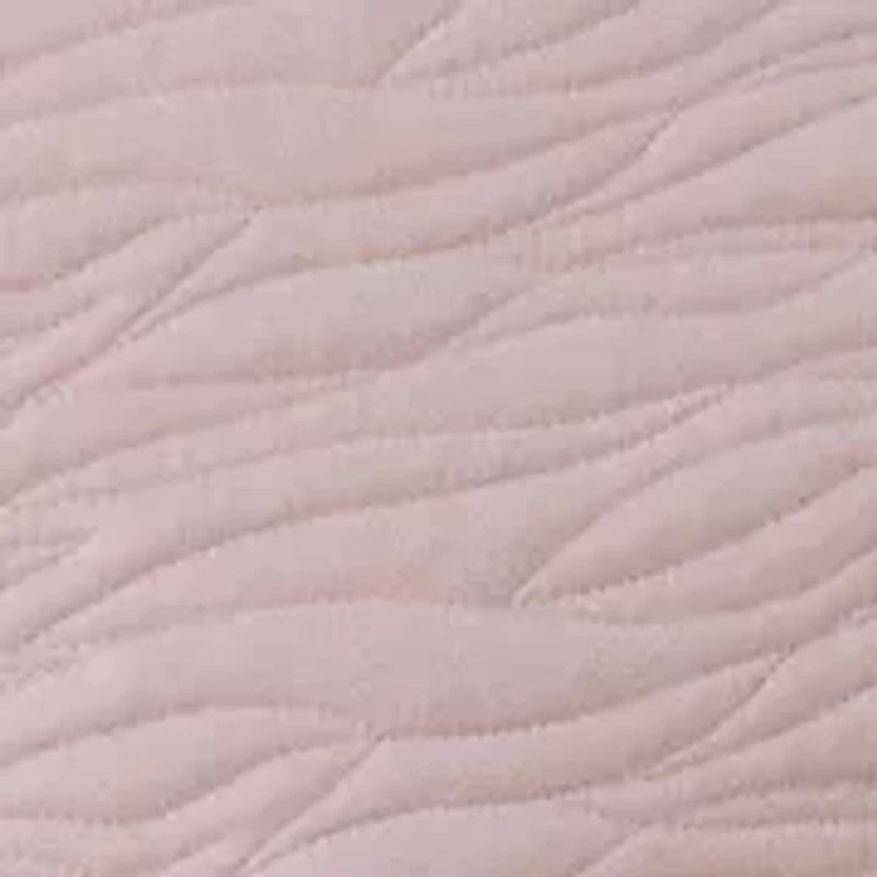 Sepia Rose Wave Stitch Quilt Set