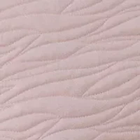 Sepia Rose Wave Stitch Quilt Set