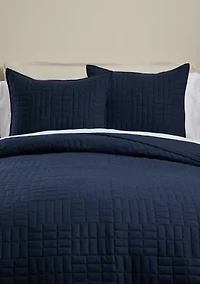 Rectangle Stitch Quilt Set