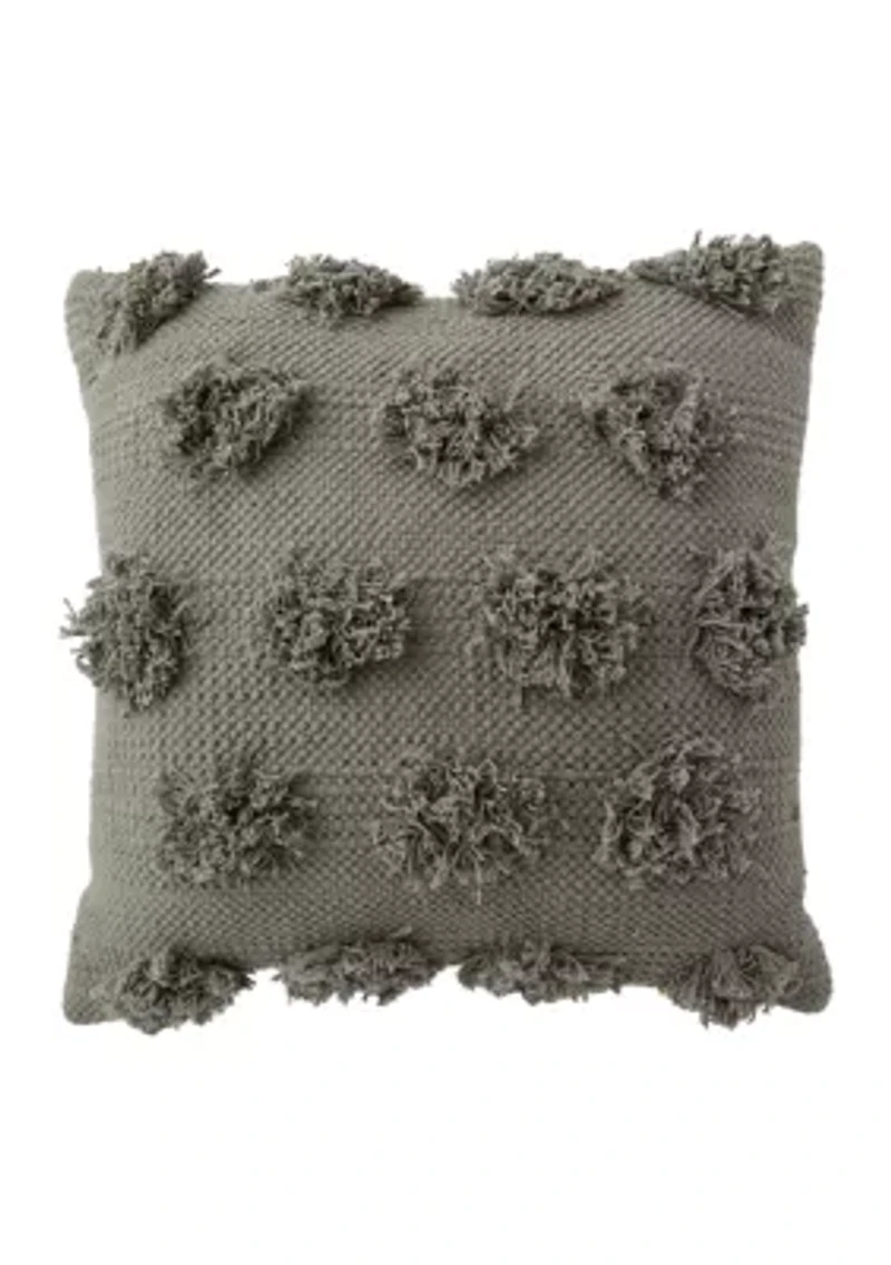 Textured Dot Decorative Throw Pillow