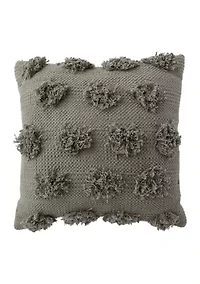 Textured Dot Decorative Throw Pillow