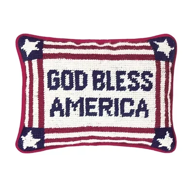 God Bless America Pillow 6.5" x 9"