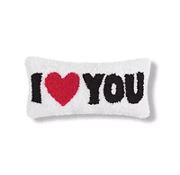 I Heart You Pillow 6" x 12"