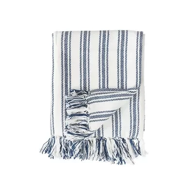 Ticking Throw Blanket