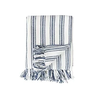 Ticking Throw Blanket