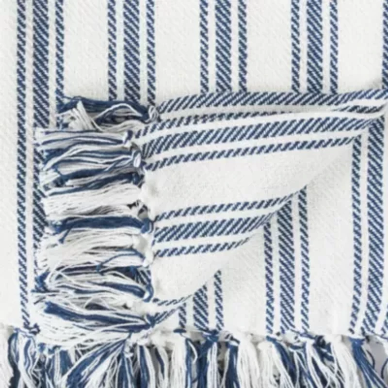 Ticking Throw Blanket