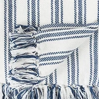 Ticking Throw Blanket