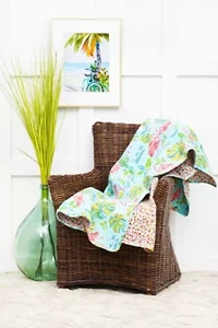 Flamingo Garden Throw