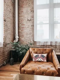 Double US Flag Pillow 14" x 20"