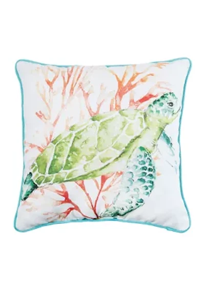 Colorful Turtle Pillow