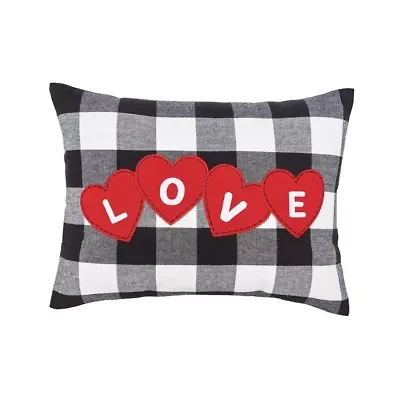Love Hearts Franklin Pillow 12" x 16"