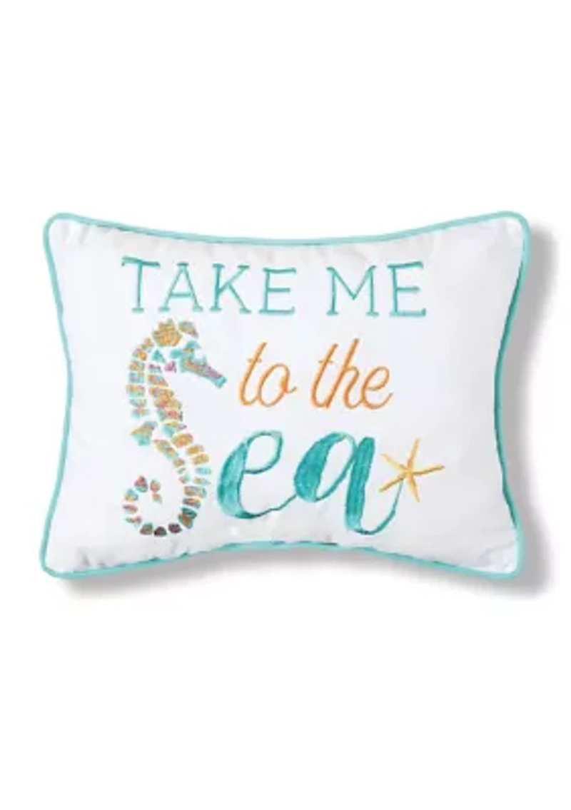 Take Me to the Sea Pillow