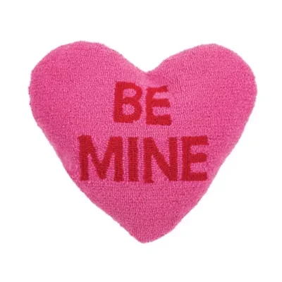 Be Mine Shaped Hooked Pillow 15" x 17"