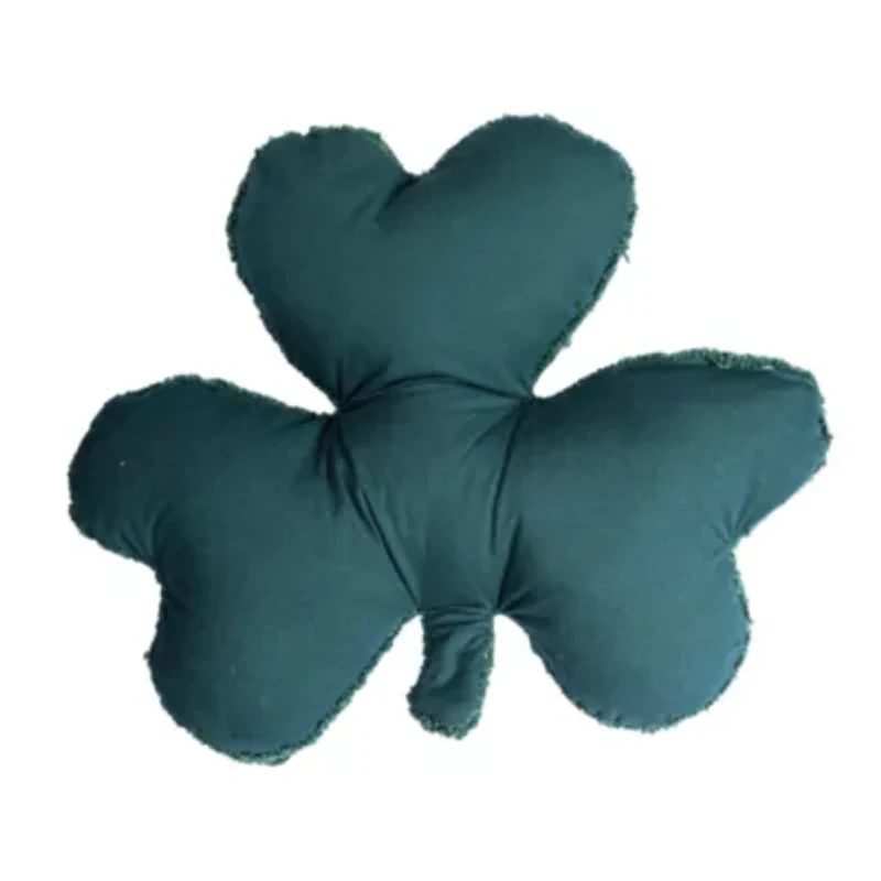 Clover Shaped Hooked Pillow 18" x 20"
