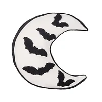 18" x 18" Moon Bats Shaped Throw Pillow