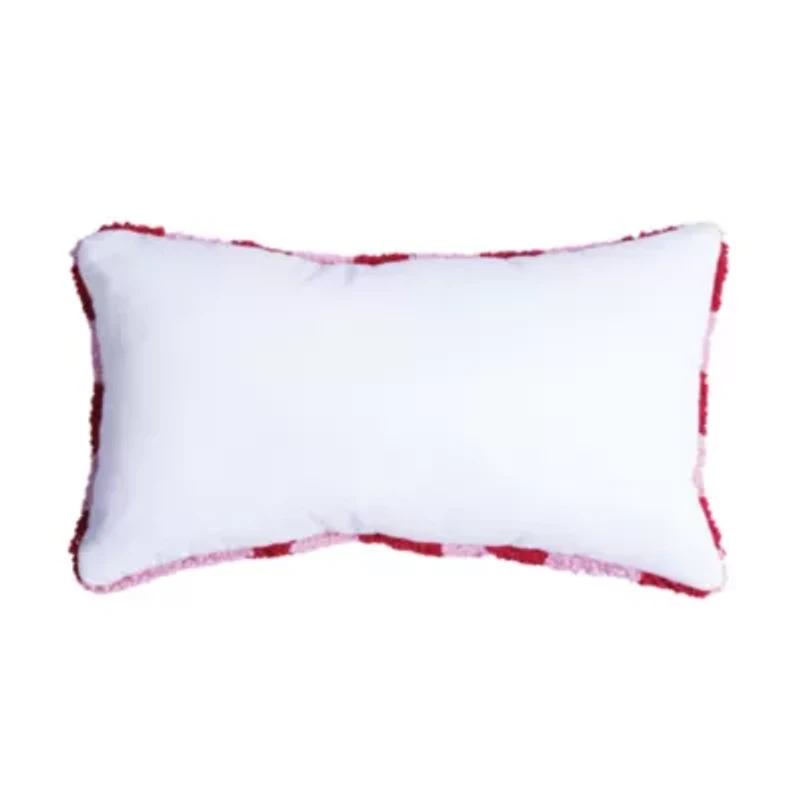 Dear Lover Letter Hooked Pillow 8" x 14"