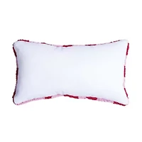 Dear Lover Letter Hooked Pillow 8" x 14"