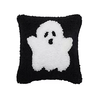 8" x 8" Mini Ghost Hooked Throw Pillow