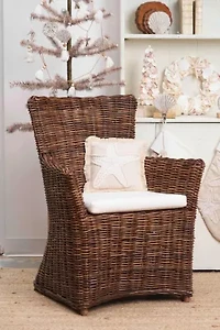 10" x 10" Golden Coast Starfish Throw Pillow