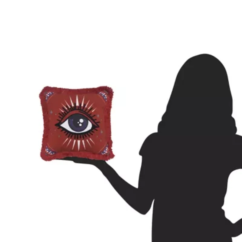10" x 10" Mystical Eye Throw Pillow