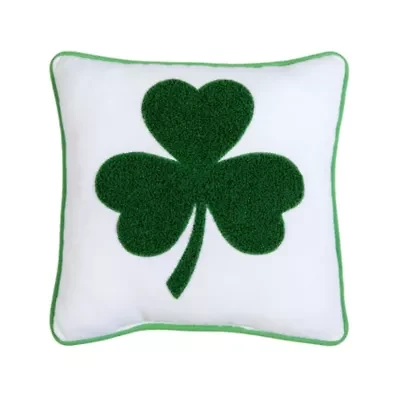 3 Leaf Clover Pillow 10" x 10"