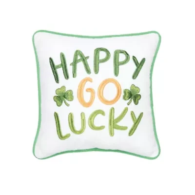 Happy Go Lucky Small Petite Accent Throw Pillow