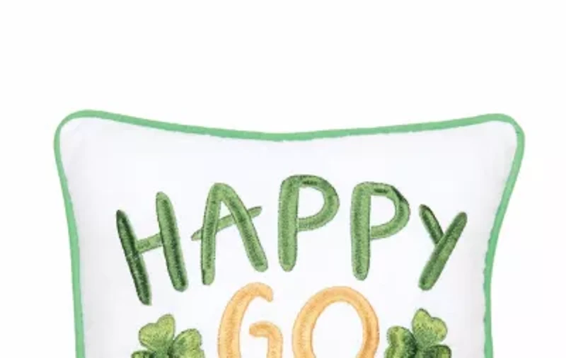 Happy Go Lucky Small Petite Accent Throw Pillow