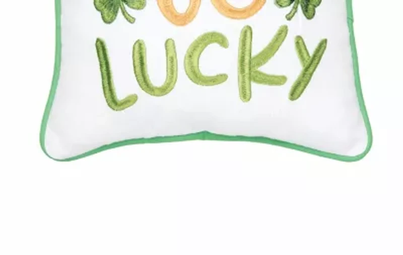 Happy Go Lucky Small Petite Accent Throw Pillow