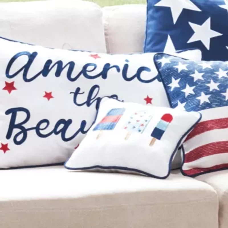 3 Popsicles Pillow 10" x 10"