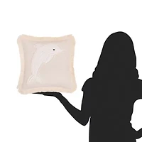 12" x 12" Golden Coast Dolphin Throw Pillow