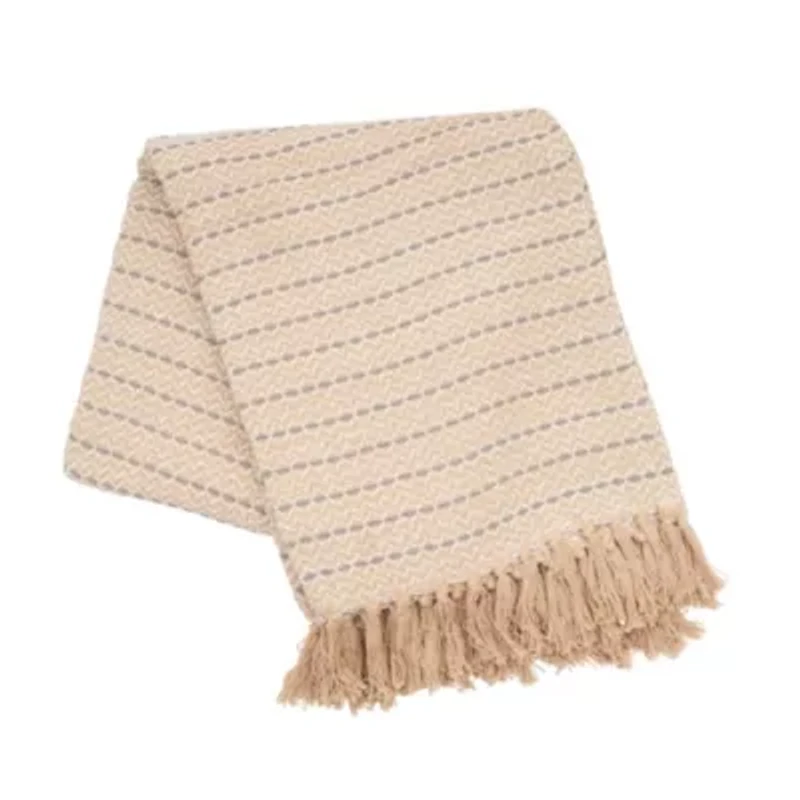 Mini Chevron Blue Throw