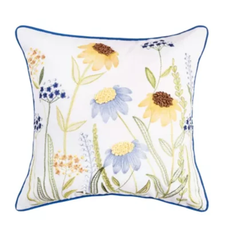 16" x 16" Lovely Blues Throw Pillow