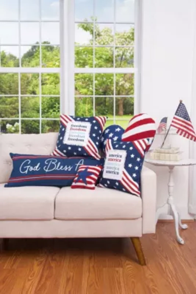 America Star Pillow 16" x 16"