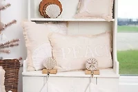 18" x 18" Gold Coast Sand Dollars Throw Pillow