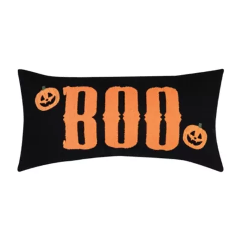 24" x 12" Boo Pumpkin Throw Pillow