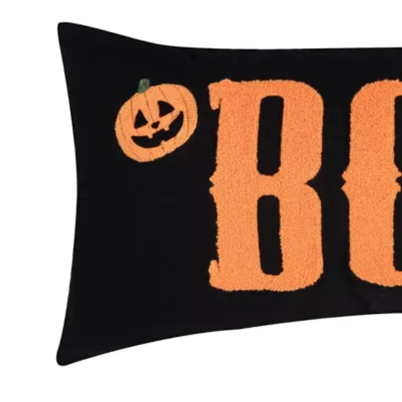 24" x 12" Boo Pumpkin Throw Pillow