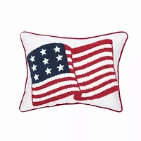 Amreican Flag Pillow 12" x 16"
